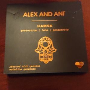 New with tag Alex and Ani Color Infused Hamsa